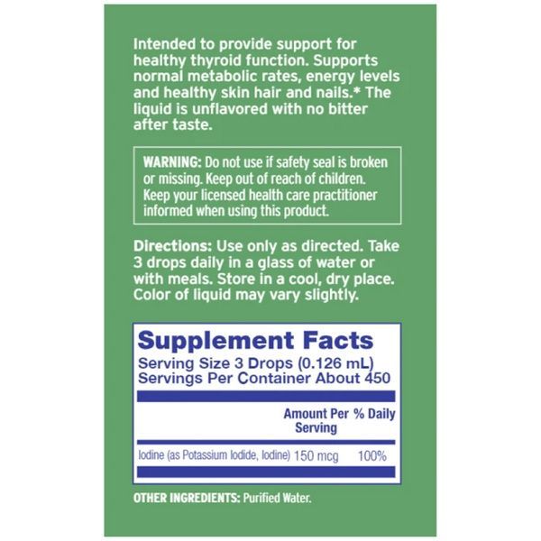 Liquid Iodine Plus - 2fl oz 2022-10-1805 фото