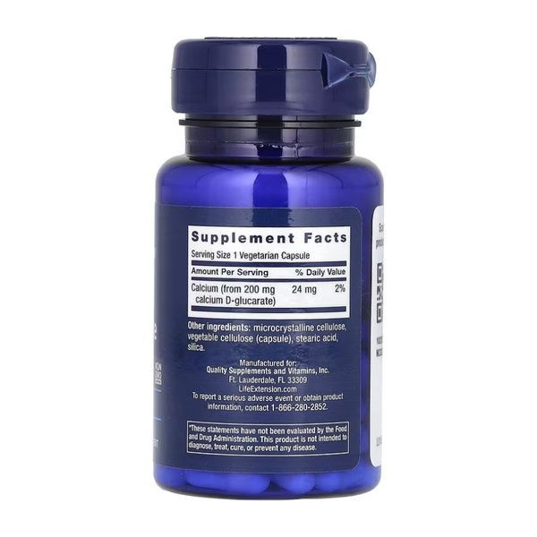 Calcium D-Glucarate 200mg - 60 vcaps 2023-10-4700 фото