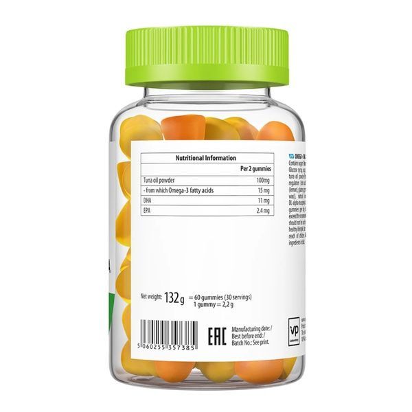 Omega 3 + DHA 60 gummies 2023-10-4255 фото
