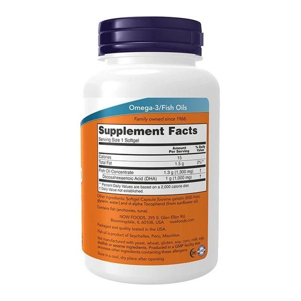 DHA-1000 Brain Support - 90 softgels 2023-10-4598 фото