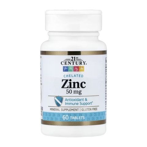 Zinc Chelated 50 mg - 60 tabs 2023-10-7073 фото