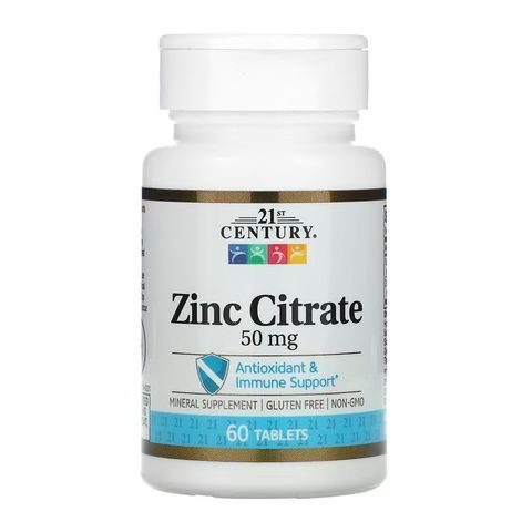 Zinc Citrate 50 mg - 60 tabs 2023-10-7129 фото