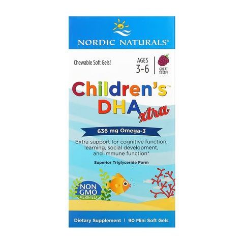 Children's DHA Xtra - 90 mini softgels 2023-10-5961 фото