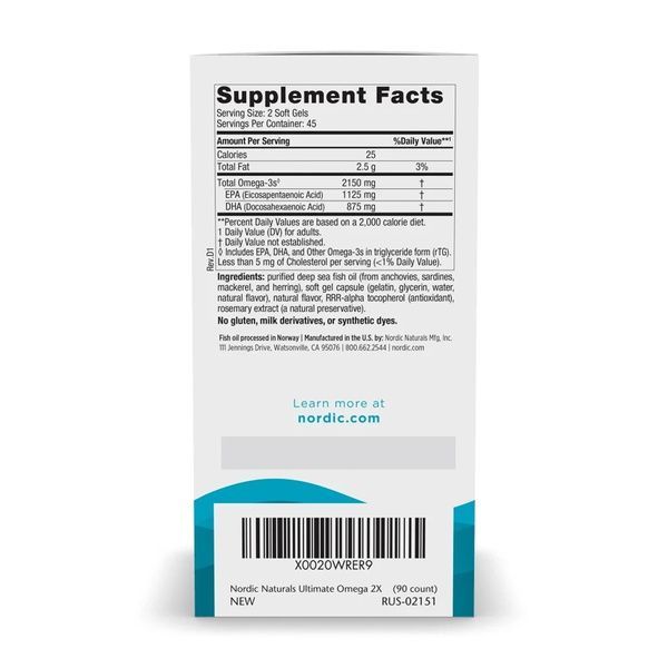 Ultimate Omega 2X - 90 softgels 2023-10-5972 фото