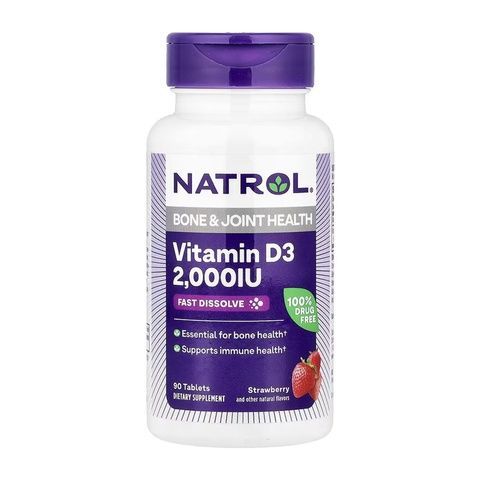 Vitamin D3 2,000 IU Fast Dissolve - 90 tabs 2023-10-6245 фото