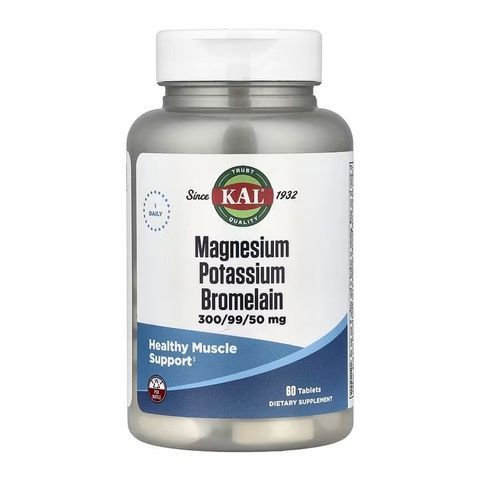 Magnesium Potassium Bromelain - 60 tabs 2023-10-7017 фото