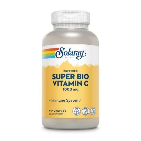 Super Bio Vitamin C 1000mg - 250 vcaps 2023-10-2392 фото
