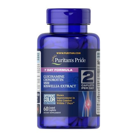 7 Day Formula Joint Soother&reg; Glucosamine Chondroitin MSM & Boswellia - 60 caps 2023-10-5935 фото