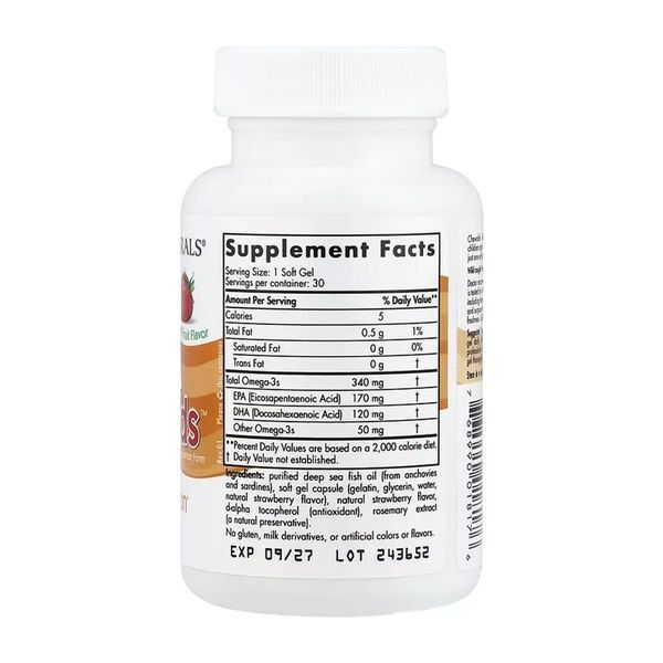 Daily Omega Kids - 30 softgels Natural Fruit 100-21-9722861-20 фото