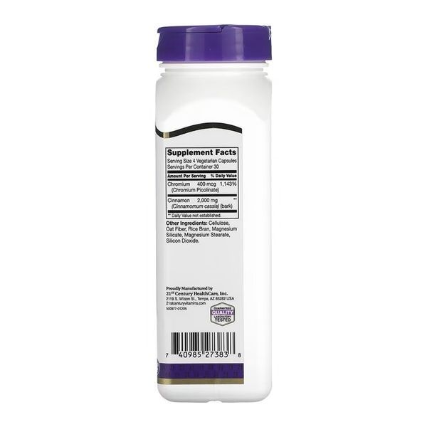 Cinnamon Plus Chromium - 120 vcaps 2023-10-7088 фото