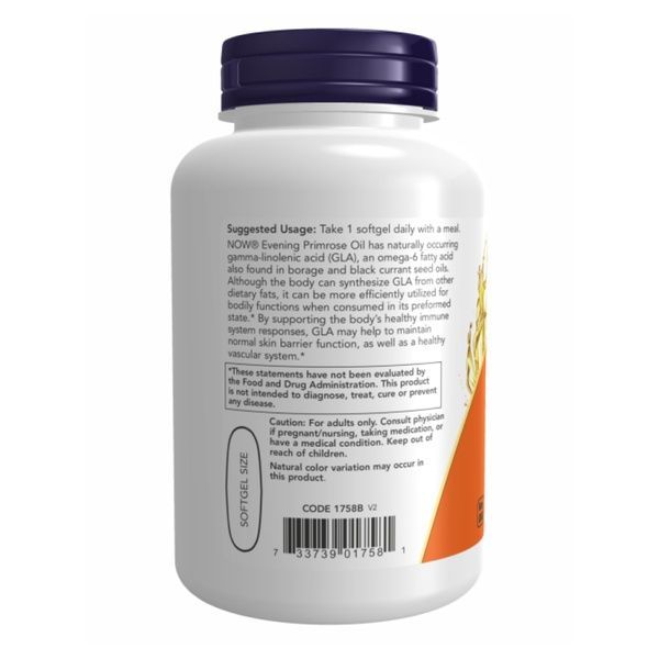 Evening Prim Oil Org 1000mg - 90 vgels 2022-10-2380 фото